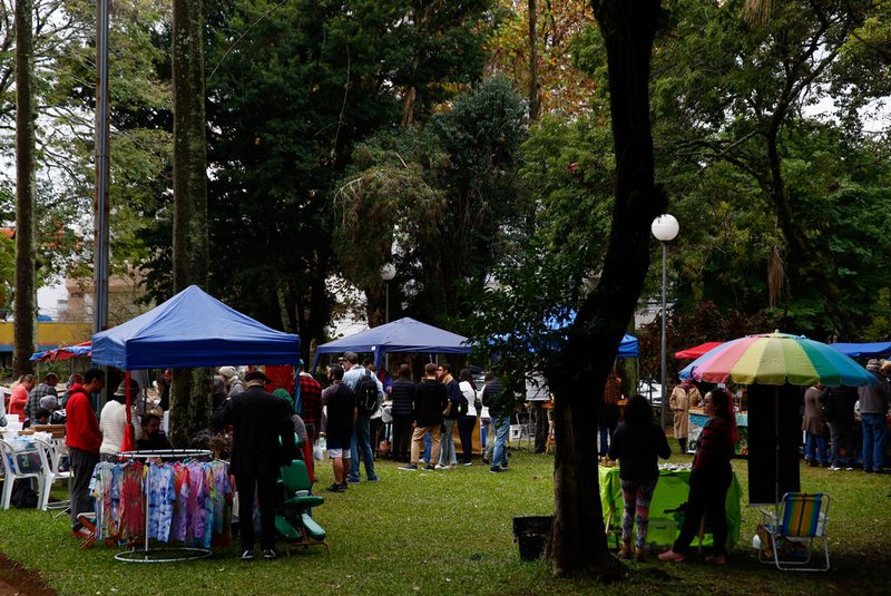 Porto Alegre, RS, Brasil, 11/062023 - O Jardim do Dmae recebe neste domingo mais uma edição da Feira Vegana - Foto: Jonathan Heckler/Agência RBS<!-- NICAID(15453264) -->