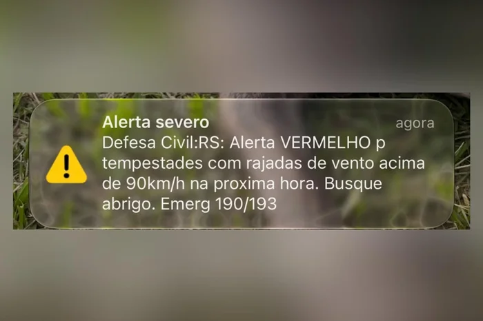 Defesa Civil do Rio Grande do Sul / Reprodução Defesa Civil do Rio Grande do Sul / Reprodução