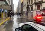Primeiro dia da faixa de emergência na Rua da Praia tem dúvidas de ambulantes e forte fiscalização