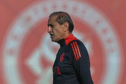 Ricardo Duarte / Inter/Divulgação Ramón Díaz em treino do Inter<!-- NICAID(16133076) -->