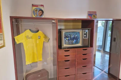 Quarto de Pelé nos dias que atencederam a final contra a Itália na conquista do Tri foi transformado em museu no hotel do Centro Iberoamericano de Securidad Social, na Cidade do México.<!-- NICAID(16305440) -->