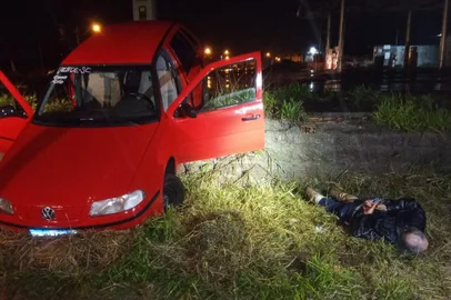 Preso suspeito de duplo homicídio em Balneário Pinhal, no Litoral Norte. Foto: Brigada Militar / Divulgação<!-- NICAID(15463404) -->
