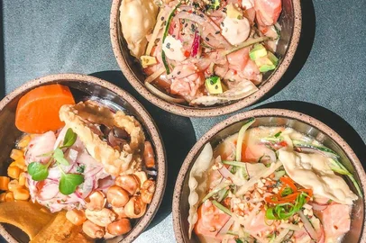 ceviche, isoj nikkei drink, destemperados<!-- NICAID(14954003) -->
