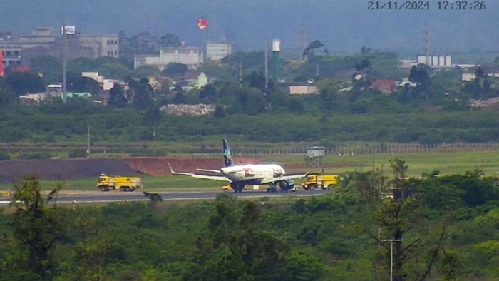 Reprodução / Camera Aeroporto Porto Alegre BrAmigos