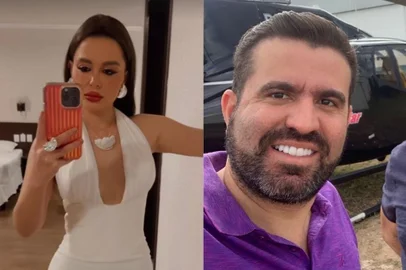 Cantora Maraisa, da dupla com Maiara, e Fernando Mocó<!-- NICAID(15814102) -->