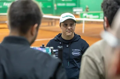 Felipe Massa em entrevista para Zero Hora<!-- NICAID(16054149) -->