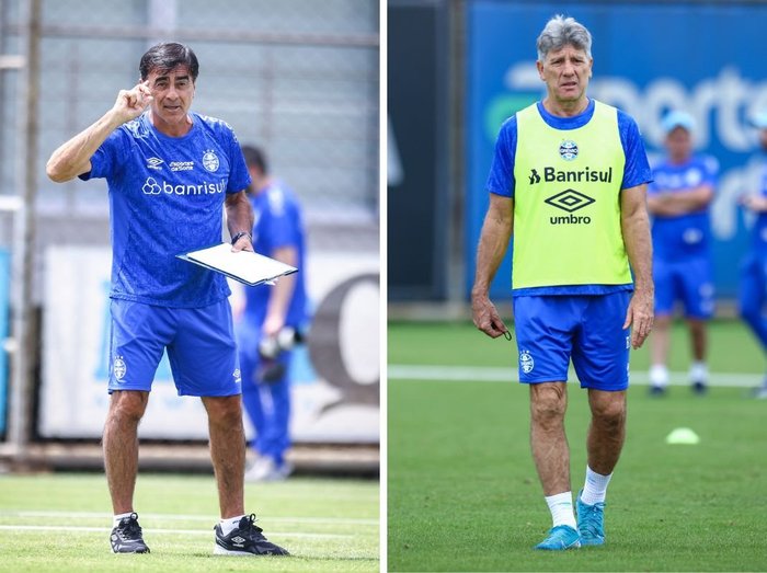 Colagem de fotos / Lucas Uebel / Grêmio Colagem de fotos / Lucas Uebel / Grêmio