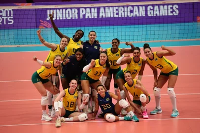 Brasil. vôlei feminino, Pan Jr