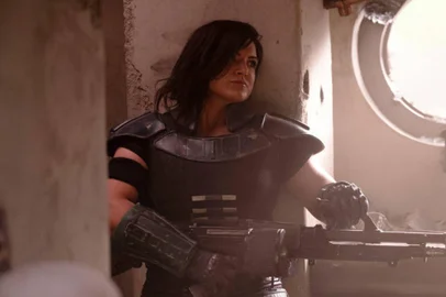 Gina Carano em The Mandalorian<!-- NICAID(14712225) -->