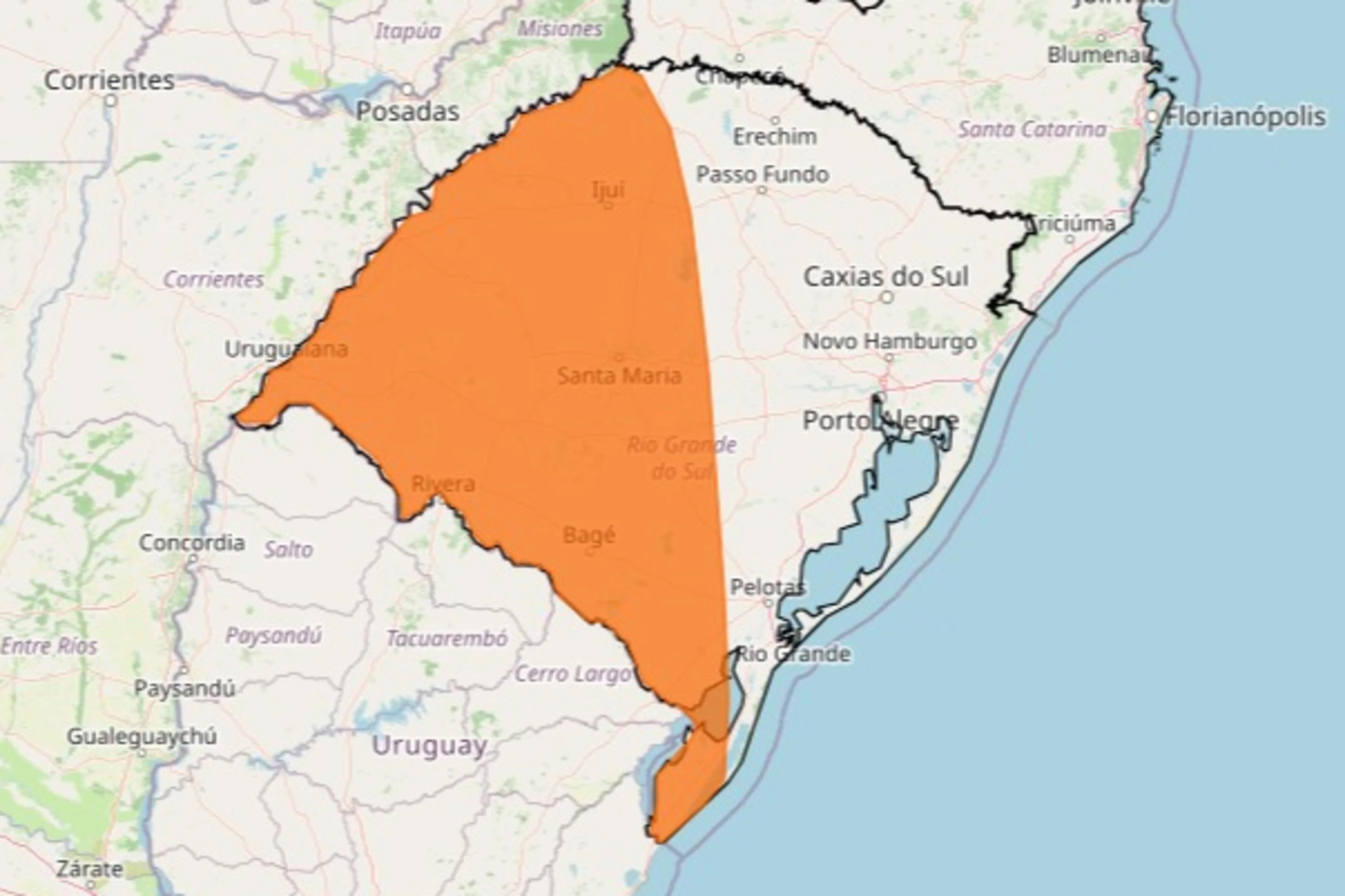 Instituto Nacional de Meteorologia (Inmet)/Reprodução