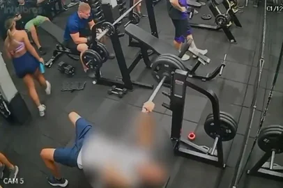 Homem morre após ser atingido por barra de supino em academia em Pernambuco<!-- NICAID(16180278) -->