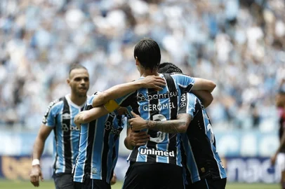 Porto Alegre, RS, Brasil, 01/12/2024 - Grêmio vs São Paulo pelo Brasileirão Série A 2024 na Arena - Foto: André Ávila/Agência RBS<!-- NICAID(15926137) -->
