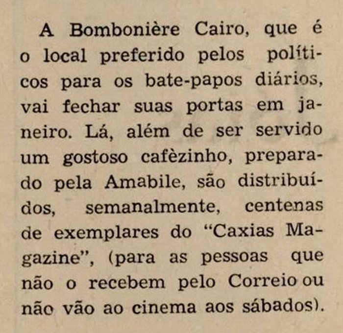 Caxias Magazine / Reprodução Caxias Magazine / Reprodução