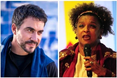 Montagem do Padre Fábio de Melo e da atriz Elisa Lucinda. Em uma postagem nas redes sociais, Lucinda comentou em "não acreditar no celibato do padre". FOTOS: Padre Fábio de Melo e Elisa Lucinda / Agência RBS e Divulgação<!-- NICAID(14927322) -->