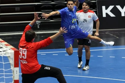 Brasil x Peru, handebol