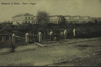 Hospital São Pedro no início do século 20Sem data exataMas é posterior a 1903, quando foi inaugurado o sexto bloco<!-- NICAID(15467078) -->