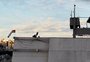 Vídeo mostra drone sendo abatido pela Polícia Penal na pista de skate do Centro Administrativo 