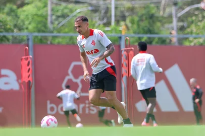 Ricardo Duarte / Divulgação,Inter Alan Patrick em treino do Inter<!-- NICAID(16158327) -->