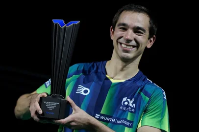 Hugo Calderano, tênis de mesa
