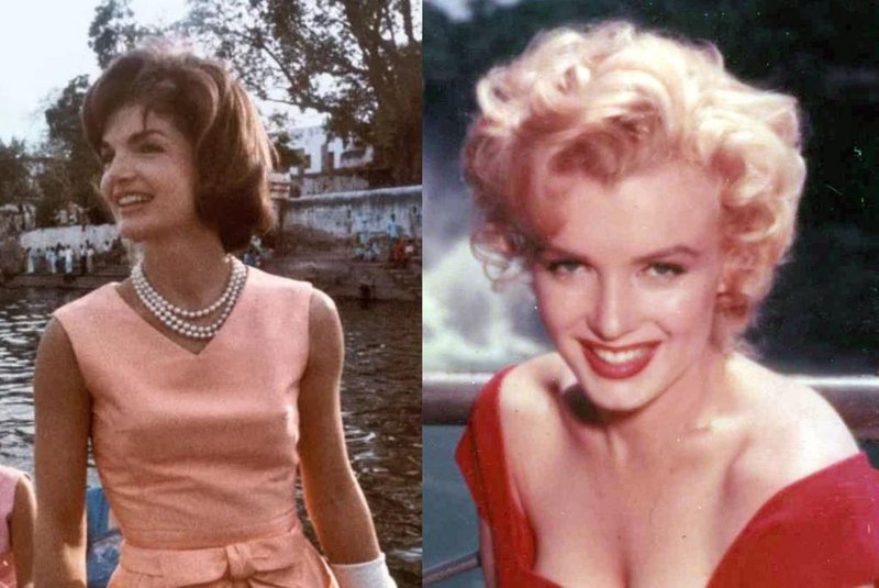 Jackie Kennedy e Marilyn Monroe<!-- NICAID(15485807) -->