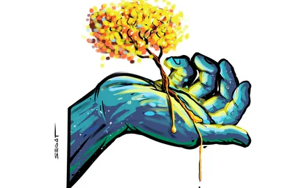 Ilustração de Charles Segat para a crônica "Entre incdêndios na tarde urbana", de Nivaldo Pereira, a ser publicada na edição dos dias 20 e 21 de setembro no caderno Almanaque.<!-- NICAID(16128433) -->