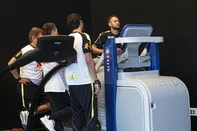 Neymar durante exame <!-- NICAID(16301936) -->