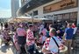 Com alto-falante e cânticos, croatas fazem festa nas ruas de Doha: "A Croácia está chegando"