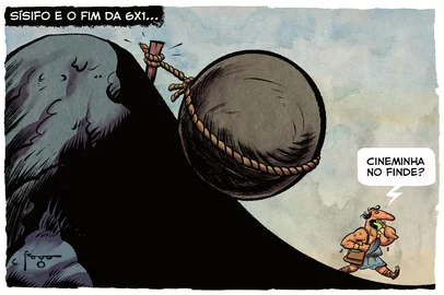 PORTO ALEGRE, RS, BRASIL, 07-10-2026: Charge do Fraga. Foto: Gilmar Fraga/Grupo RBS<!-- NICAID(16382792) -->