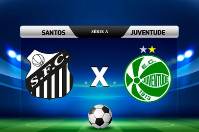 Santos x Juventude se enfrentam pela 18ª rodada da Série A no Morumbis.<!-- NICAID(16090855) -->