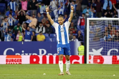 Martin Braithwaite, atacante dinamarquês durante passagem pelo Espanyol<!-- NICAID(15819778) -->