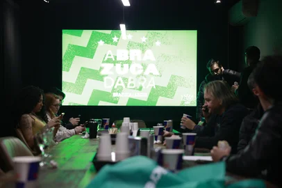 PORTO ALEGRE, RS, BRASIL, 11-08-2025: Lançamento oficial do Brazuca League, em Porto Alegre. Com convidados como ex jogadores, comunicadores, influencers, patrocinadores e imprensa especializada, evento apresenta competição que acontecerá em setembro, em local ainda a ser confirmado. Foto: André Ávila/Agência RBS<!-- NICAID(16099397) -->