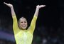 Flávia Saraiva é ouro na trave da Challenge Cup de ginástica artística