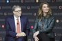 (FILES) In this file photo taken on September 26, 2018 Bill Gates and his wife Melinda Gates introduce the Goalkeepers event at the Lincoln Center in New York. - Bill Gates, the Microsoft founder-turned philanthropist, and his wife Melinda are divorcing after a 27-year-marriage, the couple said in a joint statement Monday.The announcement from one of the world's wealthiest couples, with an estimated net worth of some $130 billion, was made on Twitter. (Photo by Ludovic MARIN / AFP)<!-- NICAID(14773096) -->