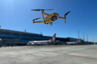 Drones são usados pela Fraport no aeroporto de Porto Alegre desde 2018<!-- NICAID(16143282) -->