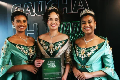 Rainhas e princesas da 2ª Festa do Azeite de Oliva de Caçapava do Sul. 04/10/2023 - Fotos: Ivan Pacheco/Agencia/RBS<!-- NICAID(15559279) -->