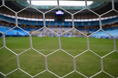 Porto Alegre, RS, Brasil, 29/05/2025 - Pré-jogo entre Grêmio vs Sportivo Luqueño-PAR, na Arena, pela Sul-Americana 2025 - Foto: Jefferson Botega/Agência RBSIndexador: jeff botega<!-- NICAID(16048513) -->