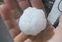 Moradores registram chuva com granizo no sul do RS e no Litoral; veja fotos