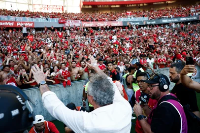Duda Fortes / Agencia RBS PORTO ALEGRE, RS, BRASIL, 07-12-2025: Internacional vs RB Bragantino, no Beira-Rio, pelo Brasileirão Série A 2025. Foto: Duda Fortes/Agência RBS<!-- NICAID(16182242) -->
