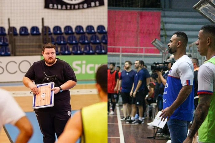 Montagem sobre fotos de Alison Figueira / Yeesco Futsal e Kamilla Köpsell / Guarany de Espumoso / Divulgação