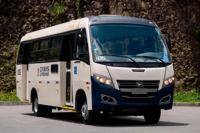 Micro-ônibus Volare Attack 9 da frota da Visate, em Caxias. <!-- NICAID(15624271) -->