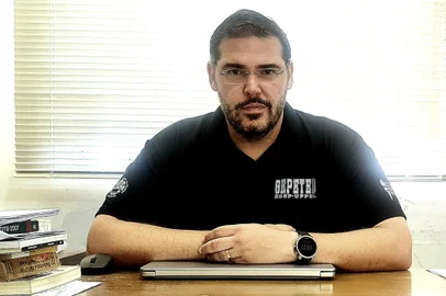 Coordenador projeto Remar para o Futuro, em Pelotas, professor de educação física da UFPel Fabrício Boscolo<!-- NICAID(15895369) -->