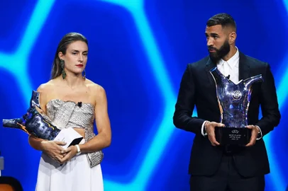 Alexia Putellas e Benzema, UEFA
