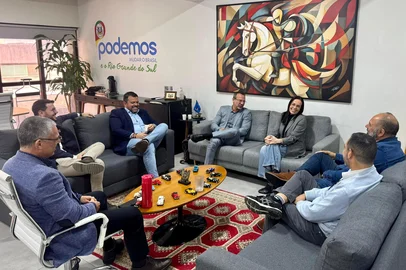 Reunião de Juliana Brizola (PDT) com direção estadual do Podemos<!-- NICAID(16121653) -->