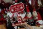 CAXIAS DO SUL, RS, BRASIL, 23/11/2023. Procura por aluguel de pinheirinhos e decorações de Natal começa a ganhar espaço em Caxias do Sul. Na foto, Fernanda Vons Ramos, proprietária da loja Sunflower. (Bruno Todeschini/Agência RBS)Indexador: BTK<!-- NICAID(15606908) -->