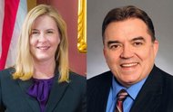 Melissa Hortman e John Hoffman<!-- NICAID(16059788) -->