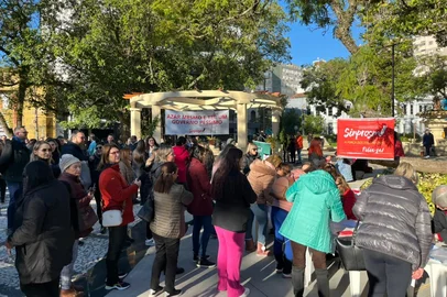 Manifestação de professores em Santa Maria<!-- NICAID(16058962) -->