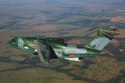 Aeronave KC-390 Millennium da Força Aérea Brasileira (FAB)<!-- NICAID(15031929) -->