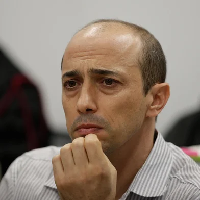 Três Passos, RS, Brasil- Primeiro dia do novo júri de Leandro Boldrini pelo caso Bernardo. Foto: Jonathan Heckler / Agencia RBS<!-- NICAID(15380258) -->