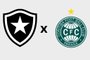 Serviço de jogo entre Botafogo x Coritiba. <!-- NICAID(15493640) -->