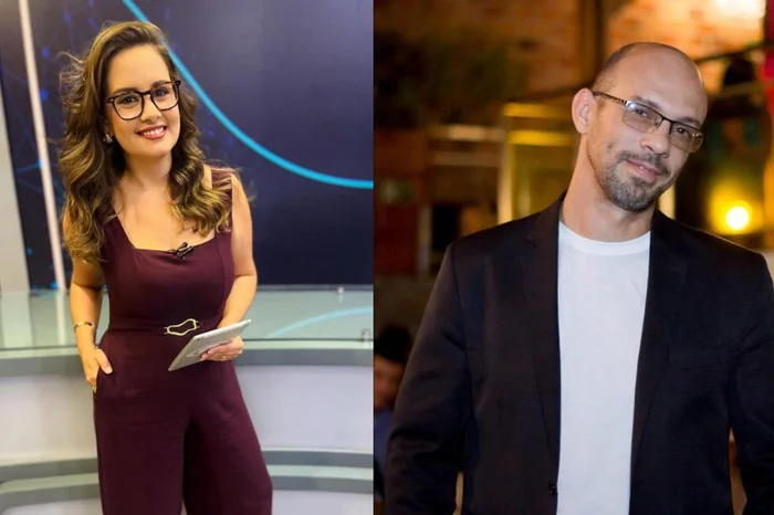 Reprodução / @aliceribeirojornalista / @rodrigomeq / Instagram Reprodução / @aliceribeirojornalista / @rodrigomeq / Instagram